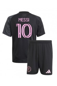 Fotbalové Dres Inter Miami Lionel Messi #10 Dětské Venkovní Oblečení 2025-26 Krátký Rukáv (+ trenýrky)